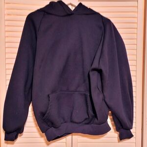 Men's Navy Colored Pullover Hoodie Sweatshirt Size XL